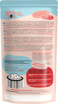 Nat kattenvoer met gevogelte en rundvlees "beef me up", 125 g