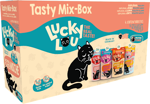 Nassfutter Katze Tasty Mix Multipack (12x125 g), 1,5 kg