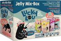 Natvoer voor katten Tonijn &amp; Kip Gelei Mix Doos, Multipack (12x70 g), 840 g