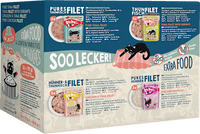 Natvoer voor katten Tonijn &amp; Kip Gelei Mix Doos, Multipack (12x70 g), 840 g