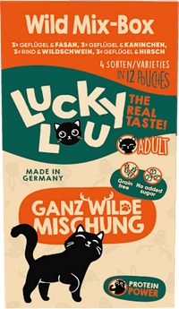 Nassfutter Katze Wild-Mix Multipack (12x125 g), 1,5 kg