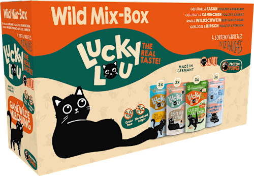 Nassfutter Katze Wild-Mix Multipack (12x125 g), 1,5 kg
