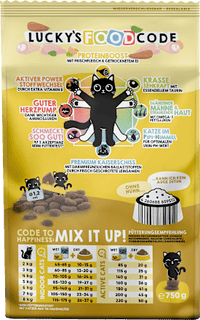 Trockenfutter Katze mit Geflügel & Huhn "du bist ein verrücktes Huhn", Adult, 750 g