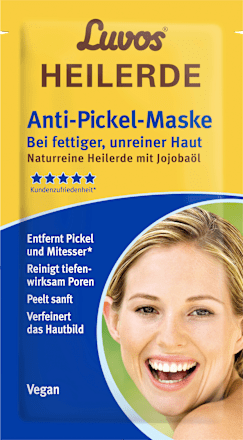 Anti-puistjes gezichtsmasker met helende klei, 15 ml