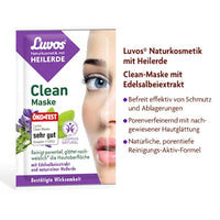 Gesichtsmaske Clean (2 x 7,5 ml), 15 ml Luvos Heilerde