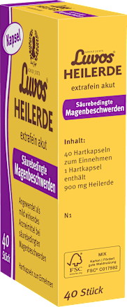 Genezende klei extra fijne acute capsules, 40 stuks