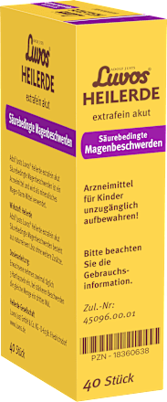 Genezende klei extra fijne acute capsules, 40 stuks