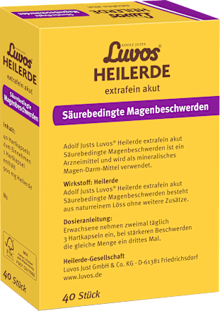 Genezende klei extra fijne acute capsules, 40 stuks