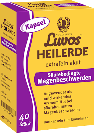 Genezende klei extra fijne acute capsules, 40 stuks