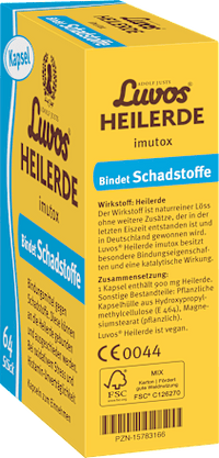Imutox capsules met helende klei, 64 stuks