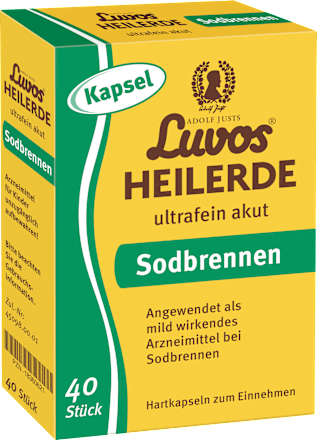Genezende klei ultrafijne acute harde capsules, 40 stuks