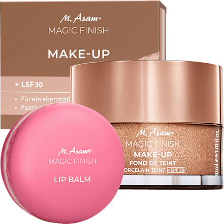 Geschenkset Foundation Porcelain Teint LSF 30 & Lippenbalsam Macaron Soft Silk, 1 St M. Asam