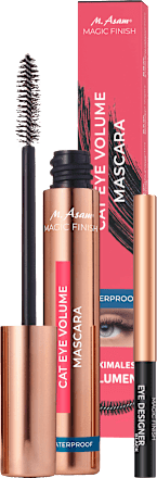 Geschenkset Mascara Cat Eye Volume Waterproof Deep Black, 1 St M. Asam