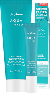 Gezichtsverzorgingsset Aqua Intense Hyaluron 2-delig, oogcrème + reinigingsgel, 1 stuk