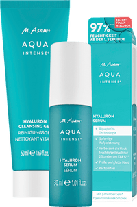 Gezichtsverzorgingsset Aqua Intense Hyaluron 2-delig, gezichtsserum + reinigingsgel, 1 stuk