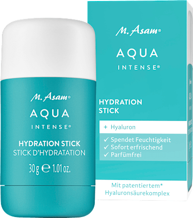 Gesichtspflegeset Aqua Intense Hyaluron 2tlg, Gesichtsserum Stick + Reinigungsgel, 1 St M. Asam