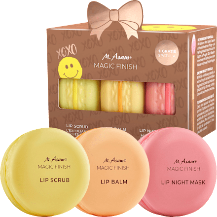 Lipverzorgingsset Macaron 3-delig Intensieve lipverzorging Smile Edition, 1 stuk