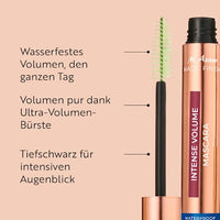 Mascara Intense Volume Waterproof Deep Black, 10 ml