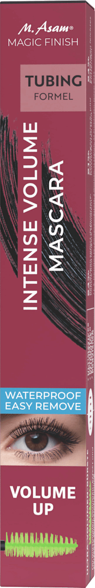 Mascara Intense Volume Waterproof Easy Remove Diep Zwart, 12 ml