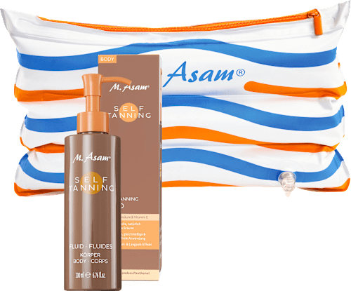 Selbstbräuner Lotion Körper + beach pillow bag, 1 St M. Asam