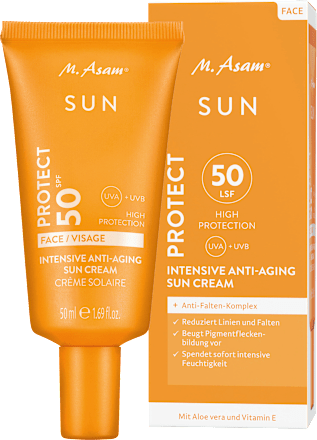 Sonnencreme Gesicht, intensive anti-aging, LSF 50, 50 ml