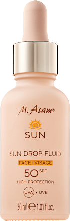 Sonnenfluid Gesicht sun drops LSF 50 + beach pillow bag, 1 St M. Asam