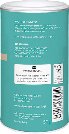 Badtoevoeging Mama Hooibloembad, 50 g