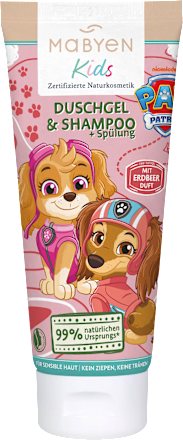 Kinder Duschgel, Shampoo & Spülung 3-in-1 Erdbeere Paw Patrol, 180 ml