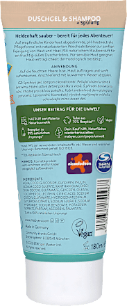 Kinder Duschgel, Shampoo & Spülung Blaubeere Paw Patrol, 180 ml
