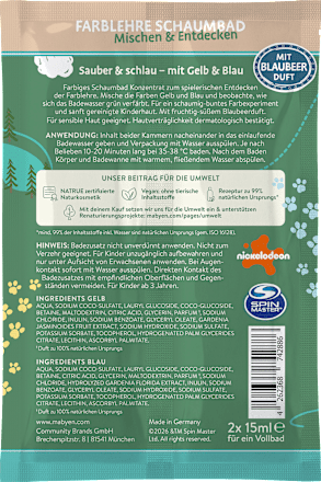 Schaumbad Farblehre Paw Patrol, 30 ml