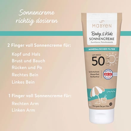 Zonnebrandcrème Baby &amp; Kinderen gevoelig SPF 50, 100 ml