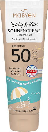 Sonnencreme Baby & Kids sensitiv LSF 50, 100 ml