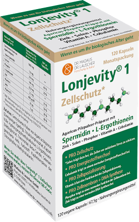 Lonjevity 1 Zellschutz Kapseln 120 St, 67,5 g
