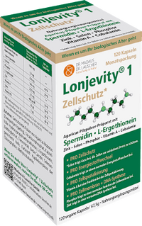 Lonjevity 1 Zellschutz Kapseln 120 St, 67,5 g