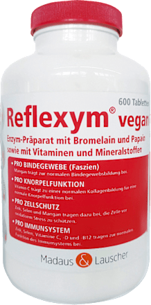 Reflexym tabletten vegan 600 stuks, 420 g