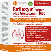 Reflexym vegan plus Glucosamin 1600, 80 St
