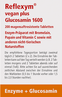 Reflexym vegan plus Glucosamin 1600, 200 St
