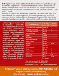 Reflexym vegan plus Glucosamin 1600, 200 St