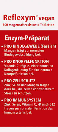 Reflexym veganistische tabletten, 100 stuks
