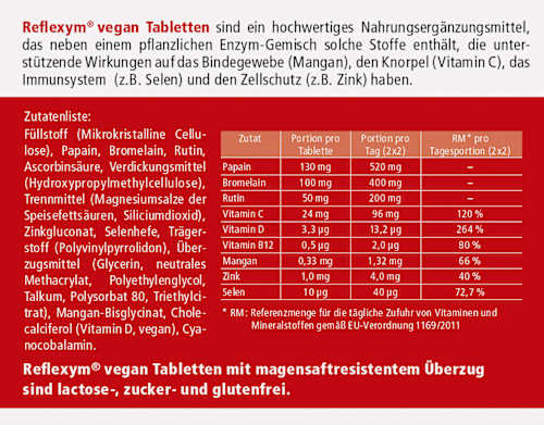 Reflexym vegan Tabletten, 100 St