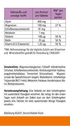 Zleep vegan KSM-66 Ashwagandha tabletten 30 stuks, 24 g