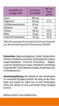 Zleep vegan KSM-66 Ashwagandha tabletten 30 stuks, 24 g
