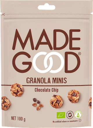 Mini Granola, Chocolade Chip, 100 g