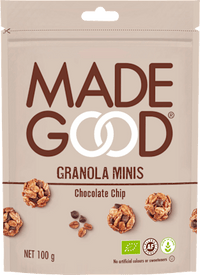 Mini Granola, Chocolade Chip, 100 g