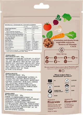 Mini Granola, Chocolade Chip, 100 g