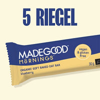 Müsliriegel, Blueberry Flavour, Soft Baked Oat Bars (5 Stück), 150 g