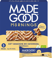 Müsliriegel, Blueberry Flavour, Soft Baked Oat Bars (5 Stück), 150 g