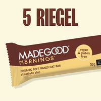 Müsliriegel, Chocolate Chip, Soft Baked Oat Bars (5 Stück), 150 g