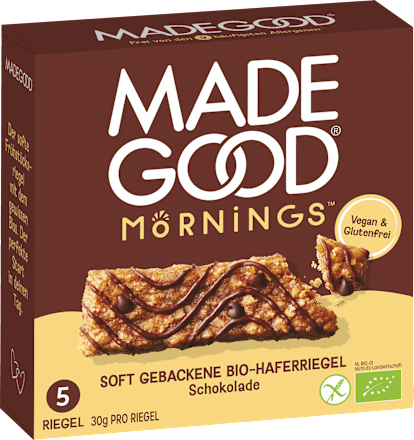 Mueslirepen, chocoladechip, zacht gebakken haverrepen (5 stuks), 150 g