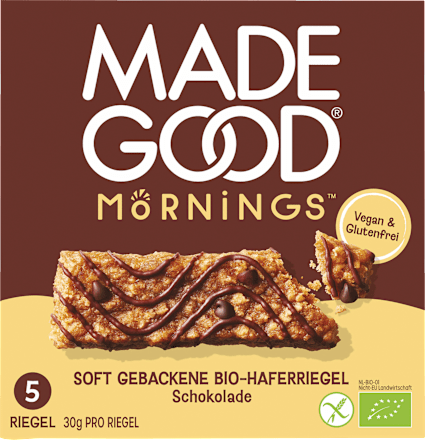 Mueslirepen, chocoladechip, zacht gebakken haverrepen (5 stuks), 150 g